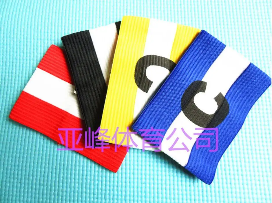 

NEW Football Soccer C bands Flexible Sports Adjustable Player Bands Fluorescent Captain Armband