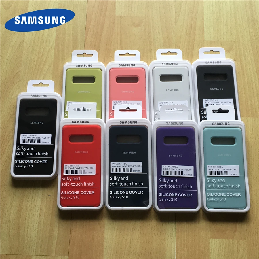Силиконовый чехол для Samsung S10 Plus шелковистая мягкая на ощупь отделка жидкий
