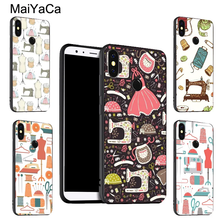 MaiYaCa швейная машина для POCO X3 F2 Pro F1 чехол Red mi Note 9 8 T 7 9S 9C Mi 10 Lite A3 9T | Мобильные