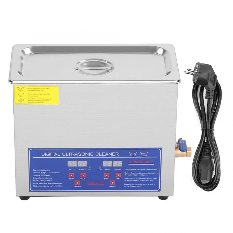 

6L ultrasonic Cleaner Digital Ultra Sonic Cleaner Bath Timer Stainless Box Cleaning
