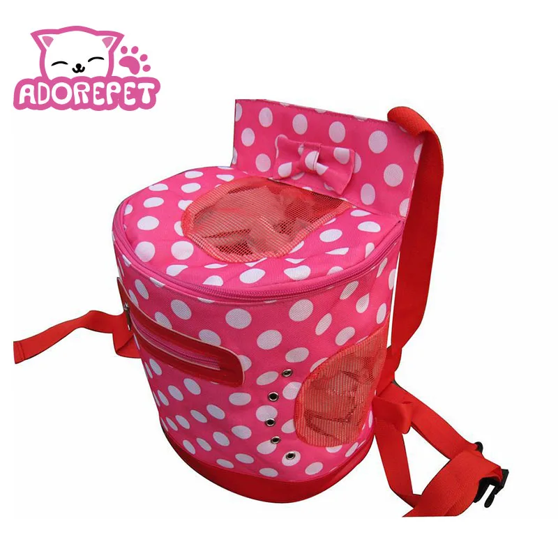 

Cute dot Pet dog cat Travel backpack bag for cat dog front chest kangaroo Carrier bag outdoor small dog chihuahua carrying bag