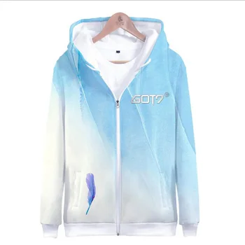 

KPOP GOT 7 GOT7 Present YOU Album 3D Print Women/Men Hoodies Sweatshirts Long Sleeve Hip Hop Fleece Zipper Hooded Jacket Female