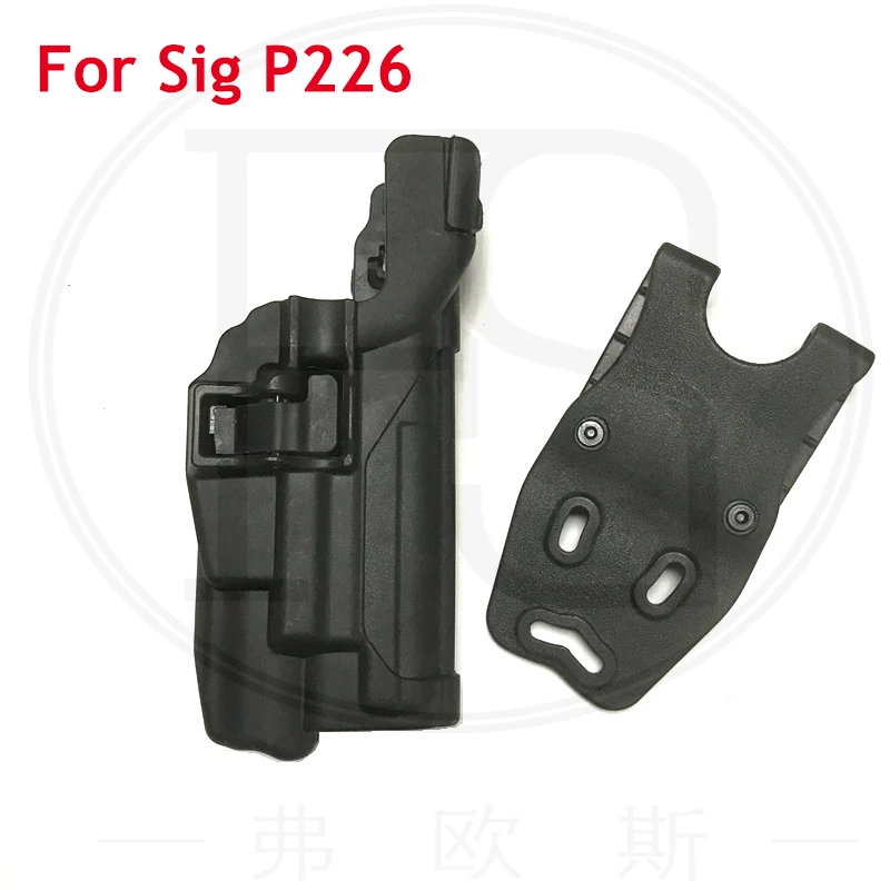

Hunting Gun Holster Military LV3 Pistol Belt Holster Sig P226 Gun With Flashlight Right Handed Airsoft Pistol Holster