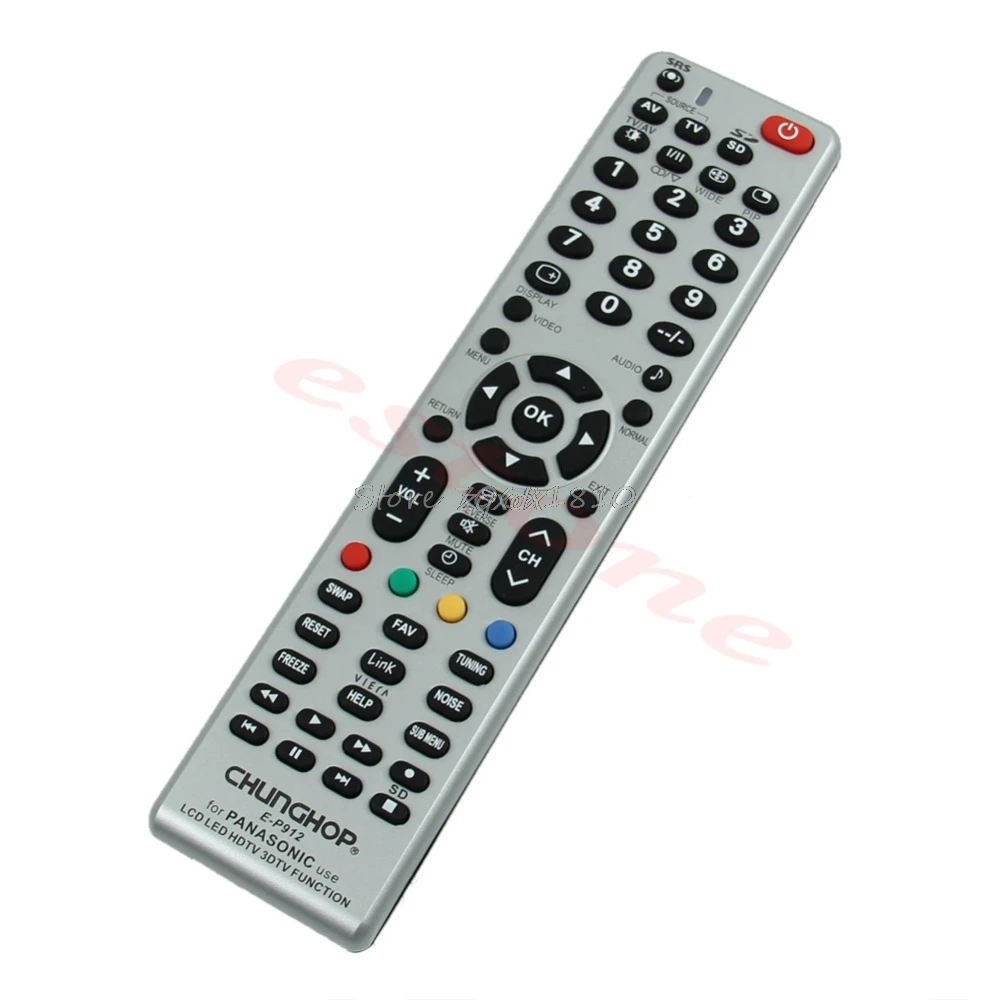 

New Universal Remote Control E-P912 For Panasonic Use LCD LED HDTV 3DTV Function Z17 Drop ship