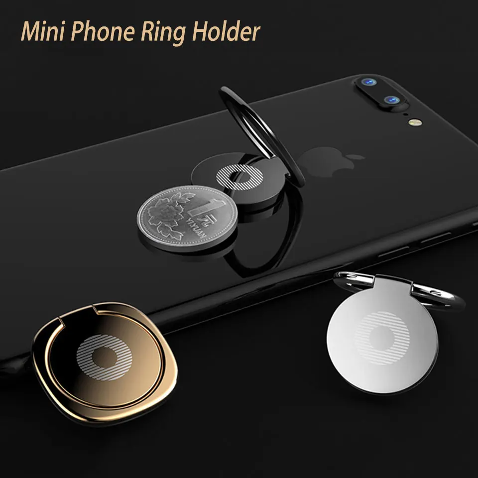 Mi ni круглое кольцо-держатель Магнитный держатель для мобильного телефона Автомобильный держатель для планшета для samsung S10 S9 Xiaomi mi 9 Красный mi Note 7 pro