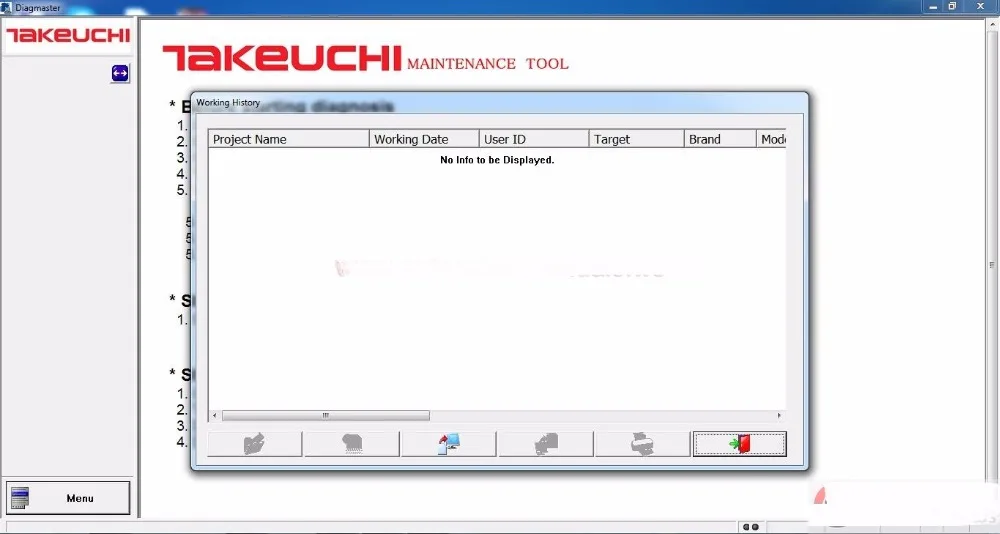 Takeuchi Diagmaster инструмент для обслуживания двигателя 4.1.0|engine tools|tool servicetools engine |