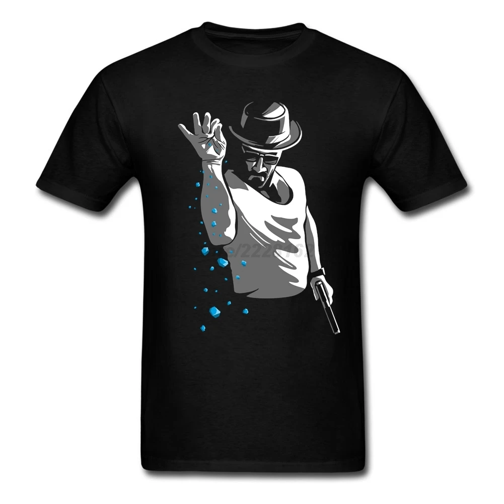 Аниме Breaking Bad's Уолтер Уайт футболка человек темно-graith Дизайн мет bae футболка для Семья Размеры L