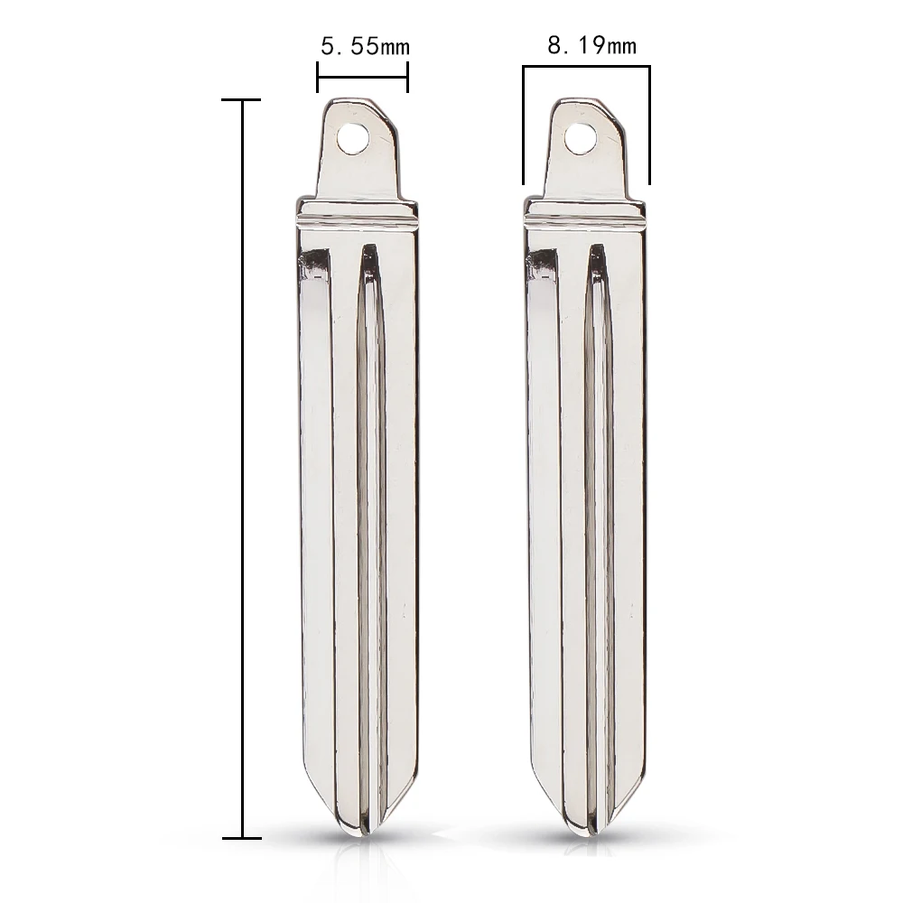 KEYYOU 110# Оригинальное Сменное откидное полотно дистанционного ключа Автомобильный ключ пустой для Kia K3 флип-пульт дистанционного ключа № 110