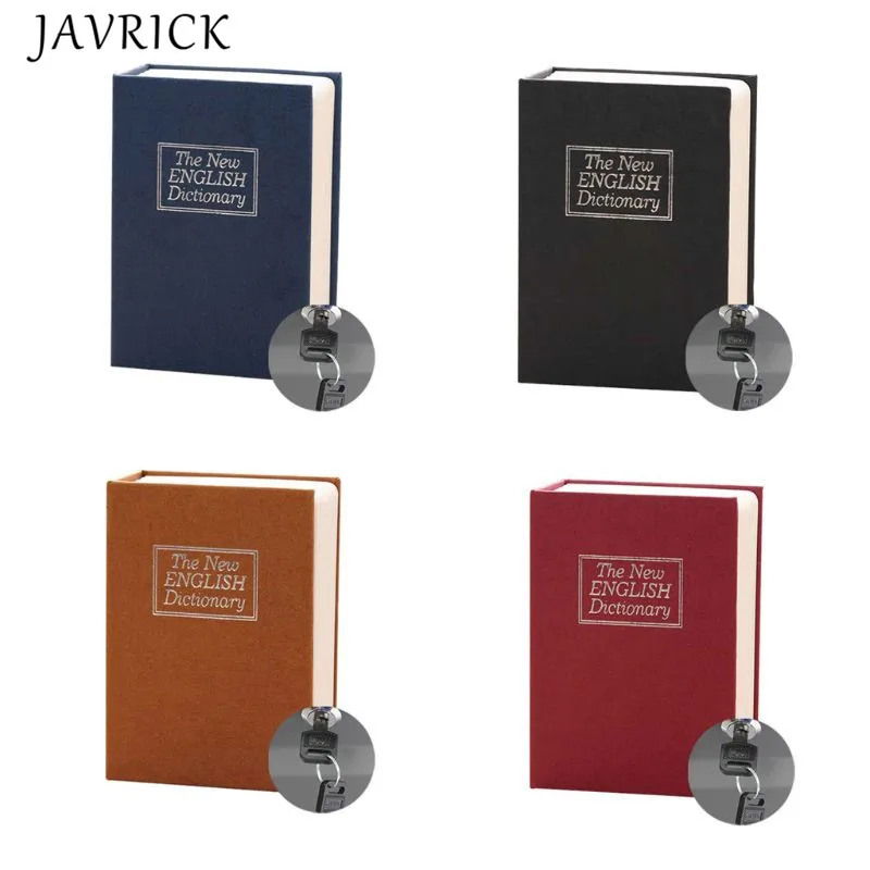 

Dictionary diversion Secret Book Hidden Safe Box with Key Lock Jewelry Storage