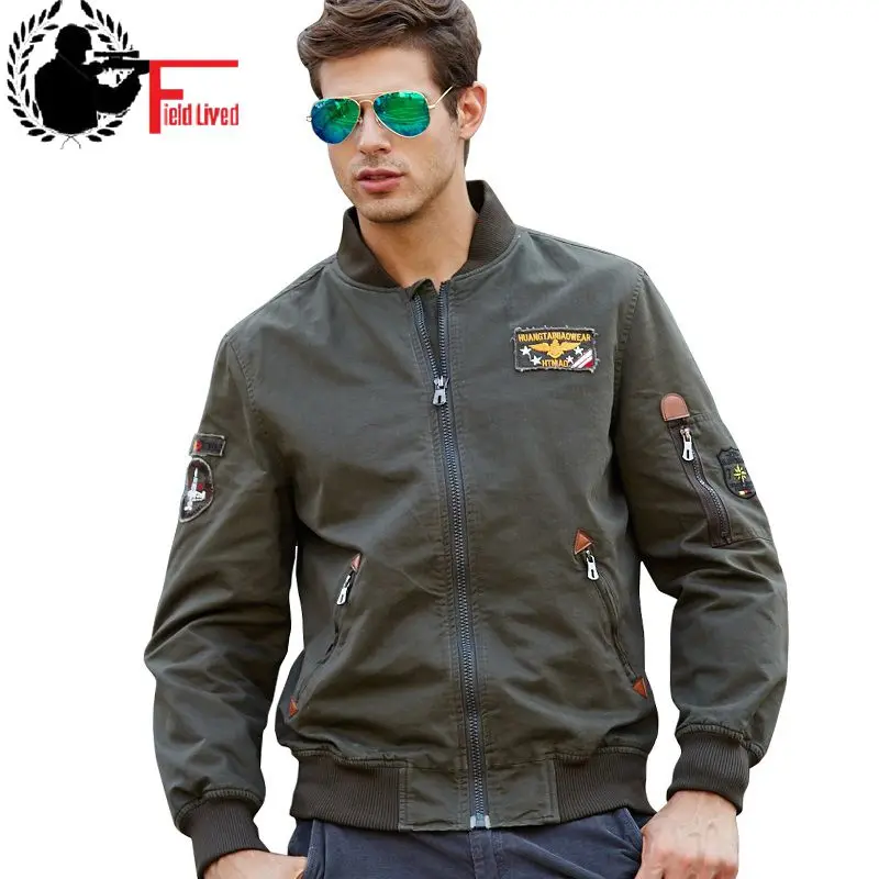 Aliexpress.com : Buy M 4XL Bomber jacket men coats Cotton