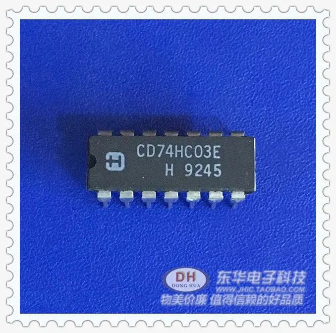 25 Шт. CD74HC03E DIP14. новый | Электроника