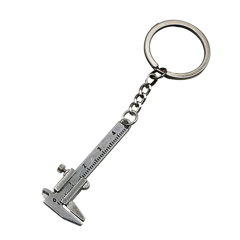 

Key Chain Mini Vernier Caliper Ruler Model Pendant Pocket Key Ring Vernier Gift Trinket