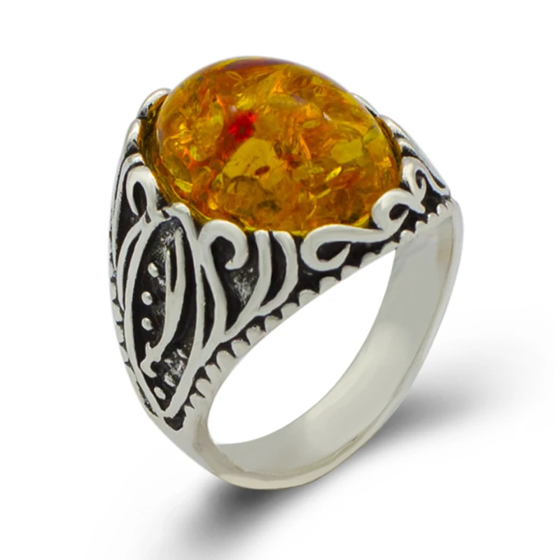 Богемные винтажные кольца с желтым камнем для женщин, кольца ANEL Бохо State для мужчин, обручальные кольца, мужские ювелирные изделия