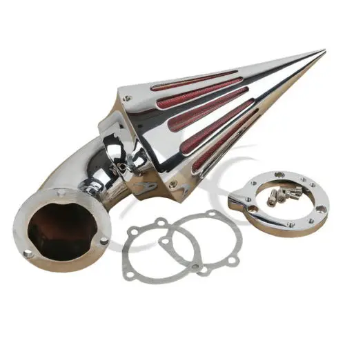 Najtaniej Motocykl spike air cleaner filtr wlotowy dla Harley EVO CV niestandardowe Sportster XL modele żelaza 883 R 1200 niskie