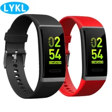 LYKL 0,96 ''цветной экран V11 смарт-браслет USB легкий зарядный браслет кровяное давление монитор сердечного ритма Шагомер Умные браслеты