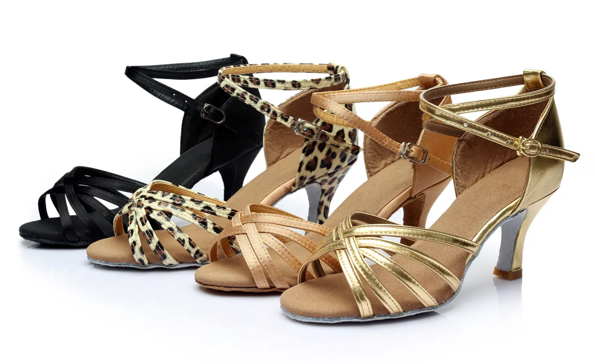 

New brand girls women's ballroom tango salsa latin dance shoes 5cm and 7cm heel ballroom dancing shoes