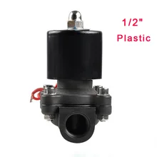Электрический электромагнитный Клапан воды, воздуха Обычно close 2 способ 1/" 2W160-15 Engineering Пластик Средства ухода за кожей электромагнитных DC12V 24 В AC220V