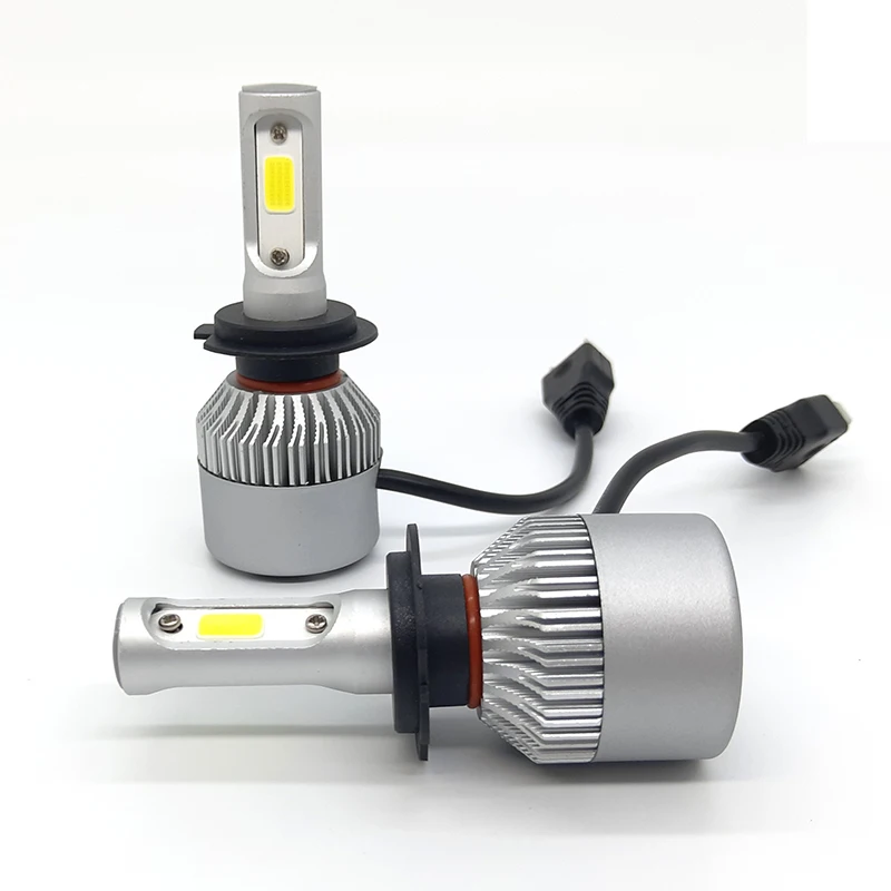 Goedkoop 2X H4 LED H7 H11 H8 HB4 H1 H3 HB3 Auto S2 Auto Koplampen 72 w 8000LM Auto Styling 6500 k led automotivo 9005 9006 12 v 24 v