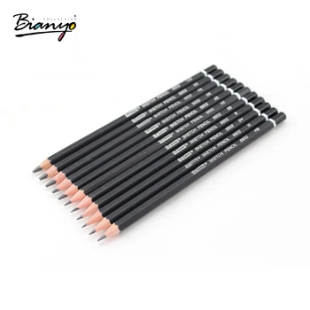 

Bianyo Drawing and Sketching Pencils BN-6602 3H/2H/H/HB/B/2B/3B/4B/5B/6B/8B/10B Non-toxic Office & School Pencil Germany
