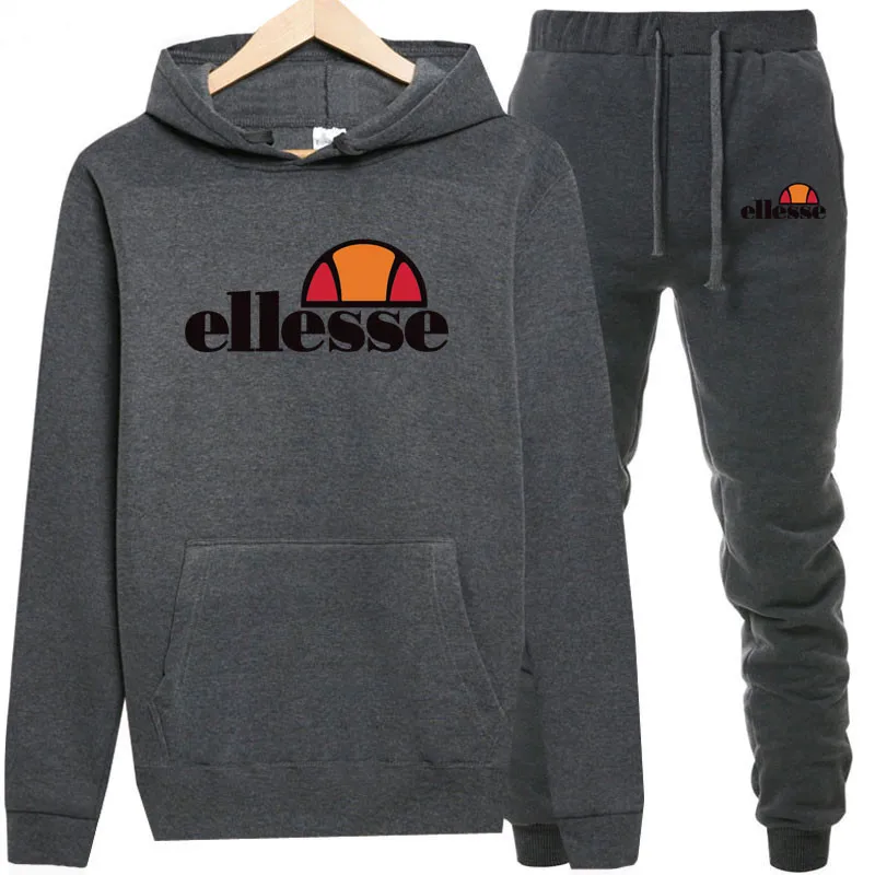 

Winter Autumn Hoodie sweater jacket+ joggers sweatpants man printing suits sportwear Tracksuit Fight Color