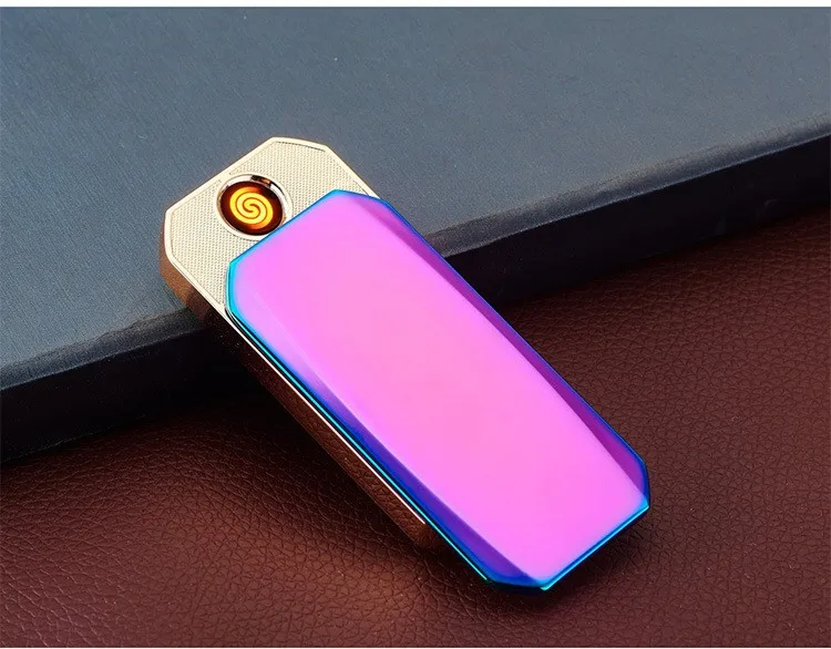Креативная ультратонкая металлическая полоса ehs USB перезаряжаемая Электронная зажигалка ветрозащитные зажигалки нагревательный провод сигарета