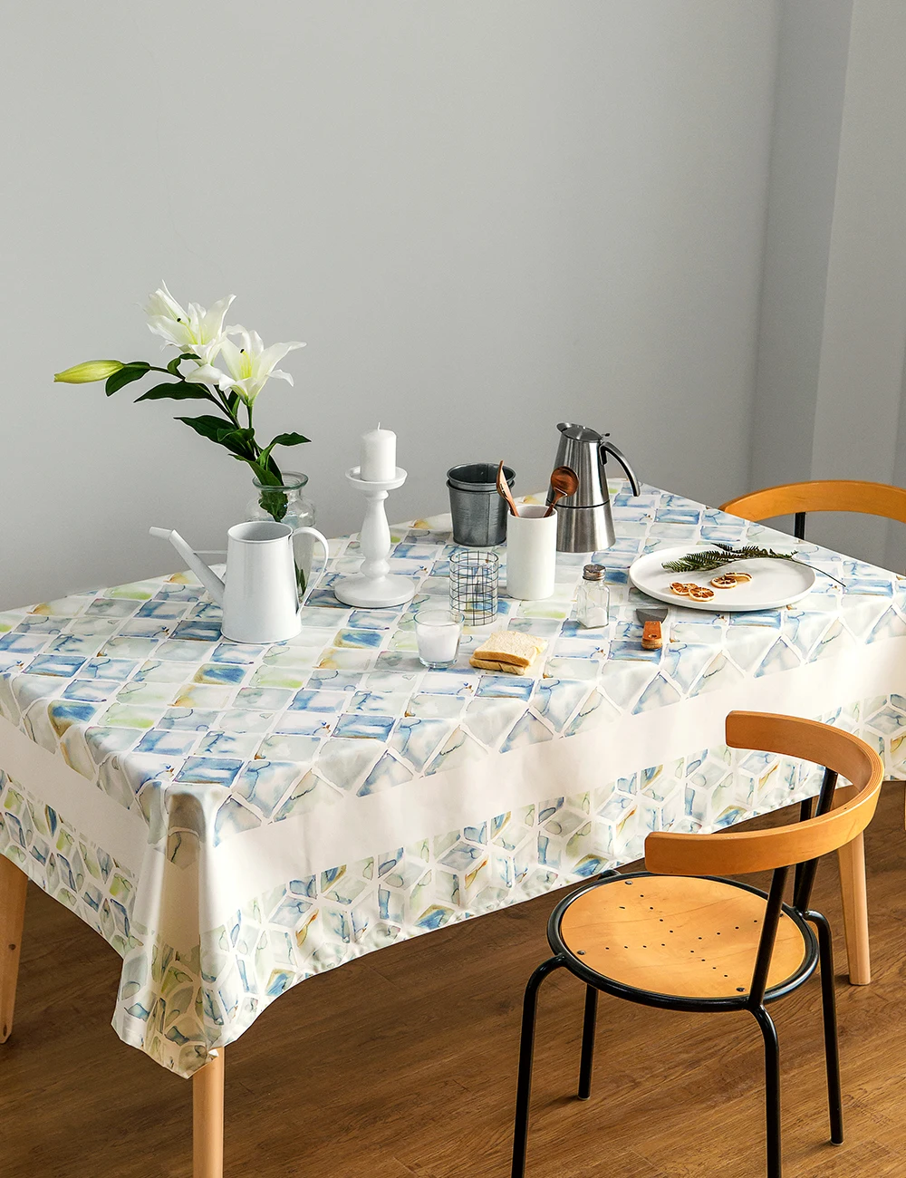 

Waterproof Table Cloth Modern Simple Fashion Style Rectangular Tablecloth Digital Printing Table Cover