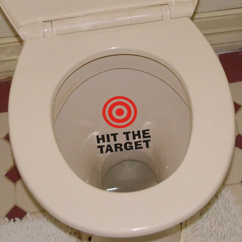Waterproof Funny Toilet Sticker Bathroom Personality Toilet Seat Sign Reminder Quote boys Potty Training vinyl stickers,toilet stickers,toilet wall stickers,toilet seat stickers