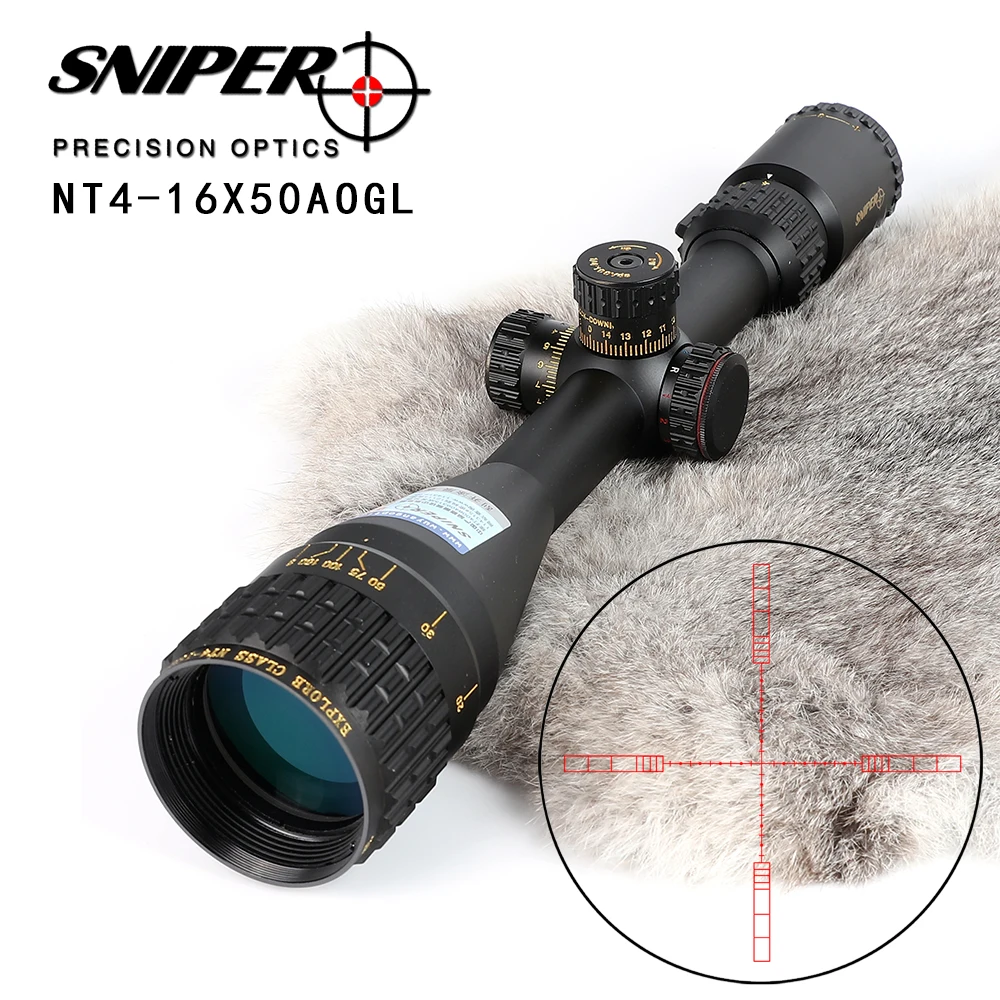 Охотничий Прицел SNIPER NT 4 16X50 AOGL тактический оптический прицел полноразмерный со