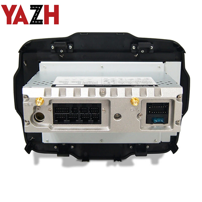 Discount YAZH Android Car Gps Navigation 1 DIN head unit System for JEEP Renegade 2015 2016 2017 Auto Radio 9.0 inch IPS full HD display 5