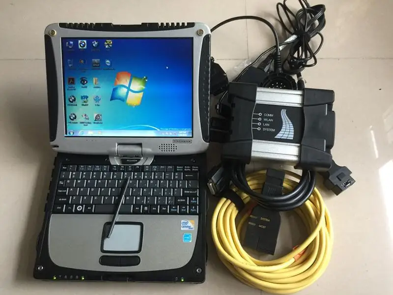

ista for bmw icom next ssd 480gb software expert mode with laptop cf19 touch full set for bmw diagnostic tool ready to work