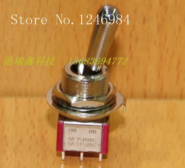 

[SA]T8011-Z1 six foot two tranches M12 Dual toggle switch shaking his head to move the bulk of the switch T80-T Taiwan SH--20pcs