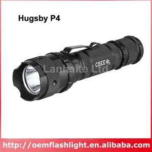 Image 1 - Hugsby P4 Cree XP G R5 250 Lumen 3 Mode LED Zaklamp Zwart (1x18650/2 x 16340/2xCR123)