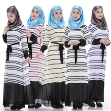 2017 Limited Caftan Sale Abaya Turkish Adult Arab Garment Hijab The New Muslim Women’s Dress Chiffon Gown Hui Middle East Saudi