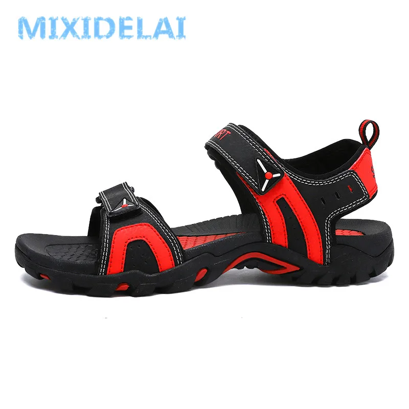 Fashion Man Beach Sandals 2018 Summer Gladiator Men's Outdoor Shoes Roman Men Casual Shoe Flip Flops Large Size 46 slippers Flat