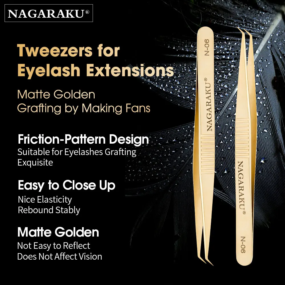 NAGARAKU, первоклассные красивые щипцы для макияжа, пинцеты для наращивания ресниц, пинцеты для накладных ресниц, инструменты для наращивания ресниц