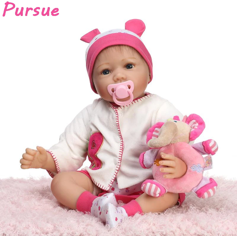 Pursue Baby Alive Doll Reborn Babies Toys for Children American Girl Silicone Reborn Baby Dolls bebe reborn menina de silicone