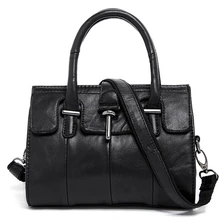 Высокое качество Для женщин сумки натуральная кожа овчины модный пэчворк сумки Повседневное Для женщин сумка Для женщин сумки дорожные сумки