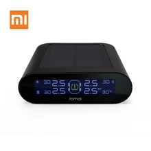 Xiaomi 70mai автомобильный Калибр датчик TPMS Тестер давления в шинах монитор солнечной энергии двойной usb Зарядка 4 Встроенная система датчиков сигнализации