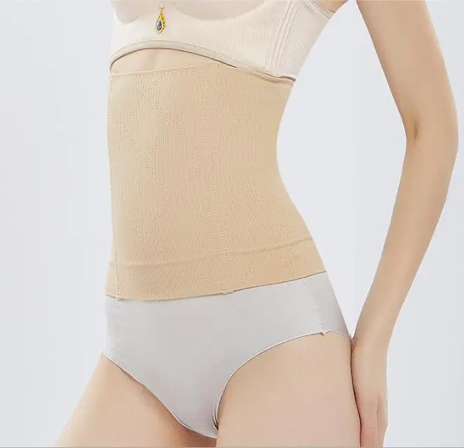 Women  Waist Belt Waist Trainer Slimming  Body Shaper Postpartum Belly Band Pulling Underwear Long Torso Corset thong shapewear