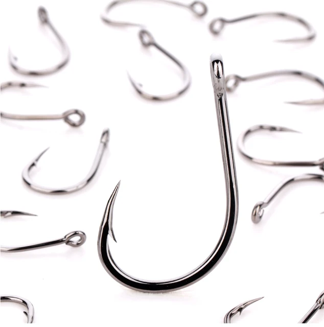 1 Box of Mustad 10827 Hoodlum 4x Strong Live Bait Fishing Hooks