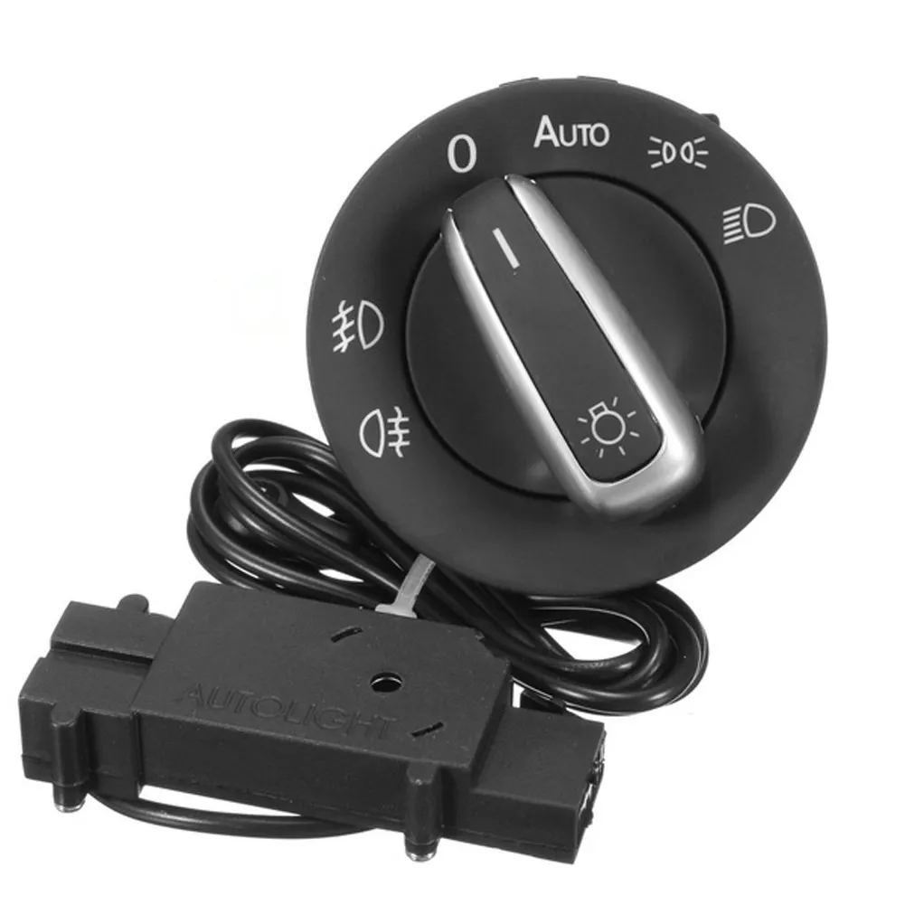 

Car Light Switch Chrome With Headlight Switch Sensor Control for Passat B6 Jetta Golf MK5 OEM 5ND 941 431B