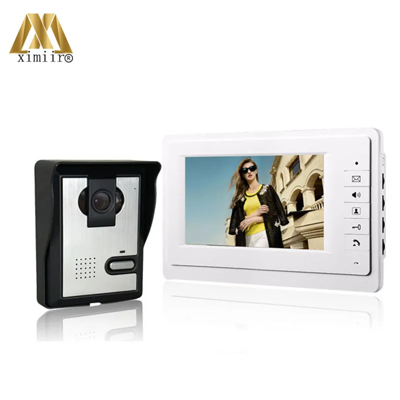 Wired hands free intercom system cheap price video door bell 816MA11 7 ...