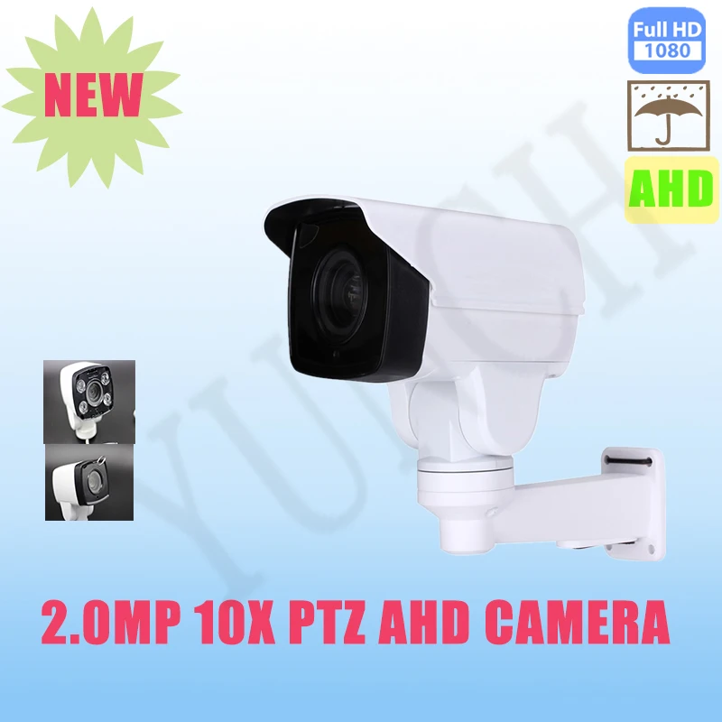 

YUNCH New Model AHD 2.0MP 10X PTZ CAMERA Mini PTZ Bullet AHD Camera Waterproof Outdoor IR 80M