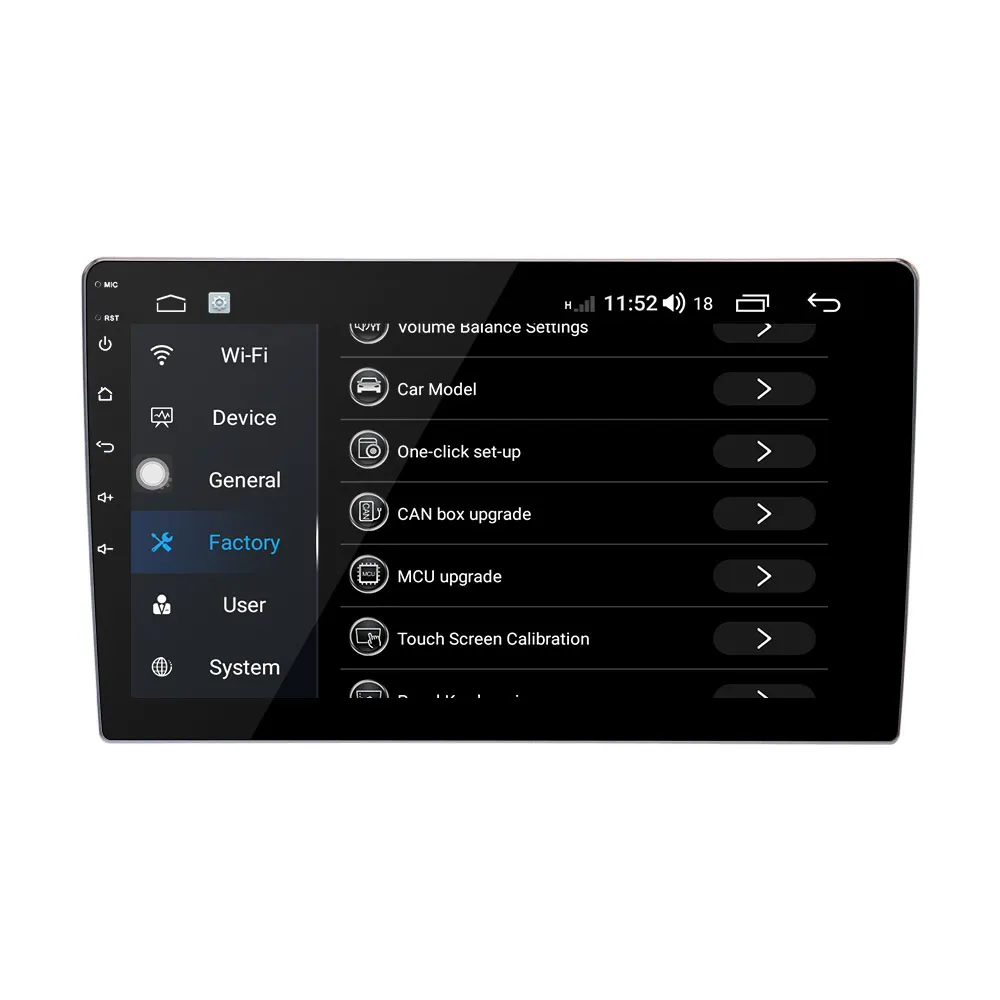 10,1 дюймов 2 Din Android 8,1 Восьмиядерный для Volkswagen Автомобильный мультимедийный плеер радио нет DVD плеер gps навигация встроенный DSP 4G