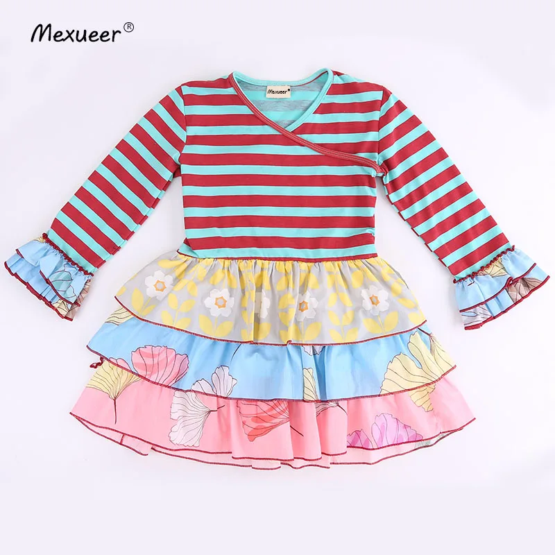 Special solid three ruffles and full sleeves and same color trim 100% cotton and kids of Baby Girls Dress Apparel Accessory цена Special solid three ruffles and full sleeves and same color trim 100% cotton and kids of Baby Girls Dress Apparel Accessory цены онлайн