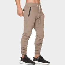 2017 Men Fashion Autumn new Pants Cotton Male Fitness Workout Bodybuilding Pants skinny Sweatpants Trousers Jogger Long Pants