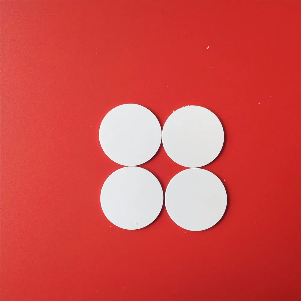 100 шт./лот LF 125 кГц Rfid Подвеска сумка для монет, карт 20 мм/25mm30mm пустой EM4100 TK4100 чип только для чтения