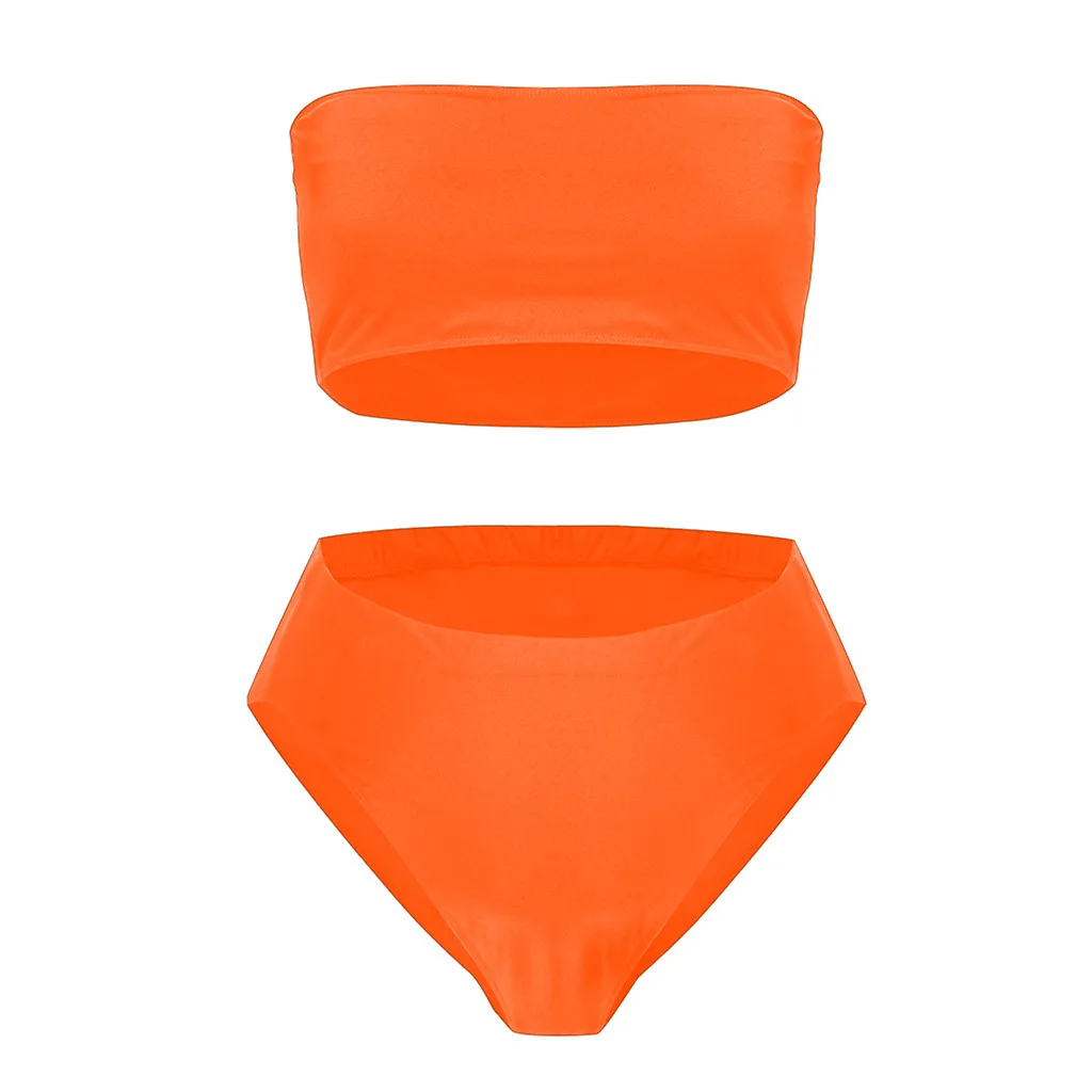 ARLONEETSexy бикини для беременных женщин Одноцветный бикини купальник женский бразильский пуш-ап купальник пляжный купальный костюм размера плюс