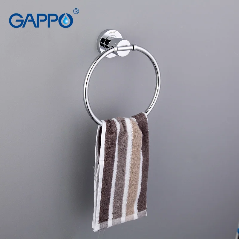 Preise GAPPO Messing Handtuch Ring Runde Stil Form Wand Montiert Handtuch Halter Aufhänger Bad Zubehör Bad Handtuch Halter Bad Hardware