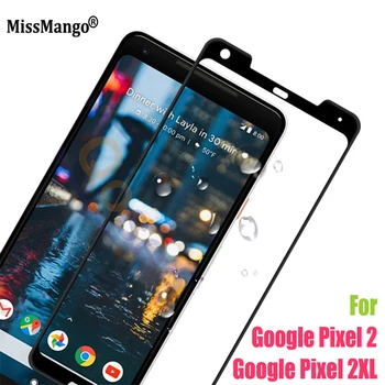 

Full Cover For Google Pixel 2 XL Glass For google pixel 2 glass 2 2XL tempered Screen Protection Film glas Case Pixel 2 X L
